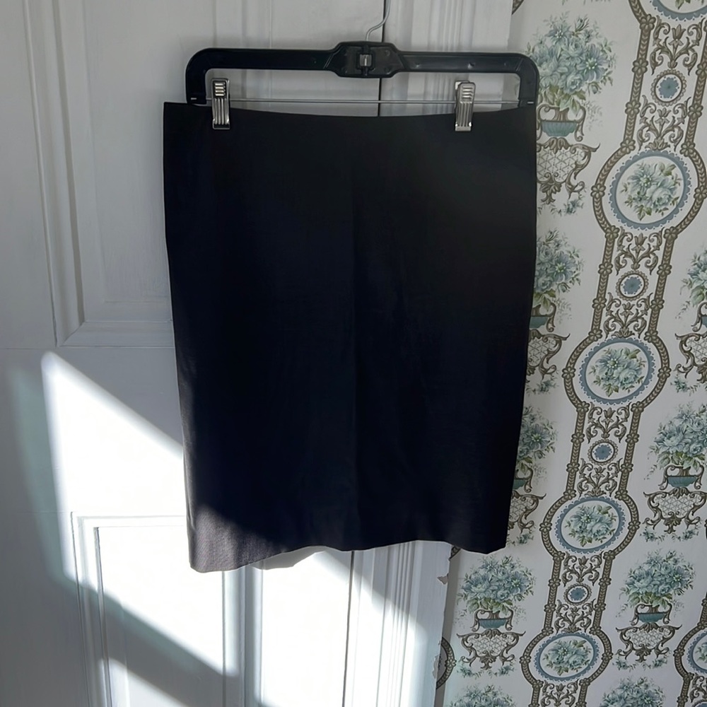 Gorgeous chocolate brown pencil skirt from Italy. Calvin Klein Collection